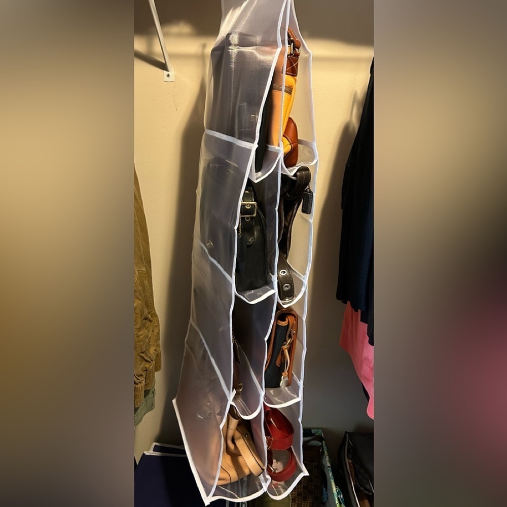 Hanging Purse/Clothing Organizer Closet Storage - 8 Slots - Picture 2 of 7
